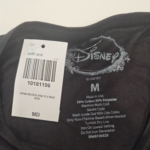 NWT Neverland Tank Top - Black - Picture 4 of 4